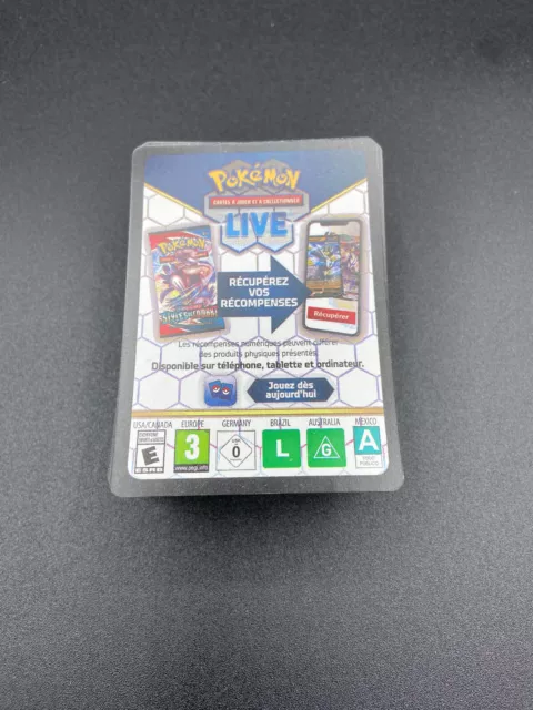 Lot 108 Codes Online TCG Pokémon Live Evolutions a Paldea Ecarlate Violet NEUF