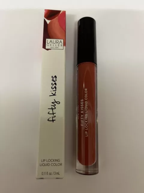 100 x LAURA GELLER  FIFTY KISSES LIP GLOSS ~  SHADE~ CHOCOLATE KISS WHOLESALE
