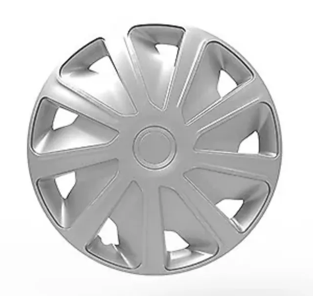 Fiat Doblo Fiorino Scudo 15" Deep Dish Silver Wheel Trims Hub Caps Set of 4 R15