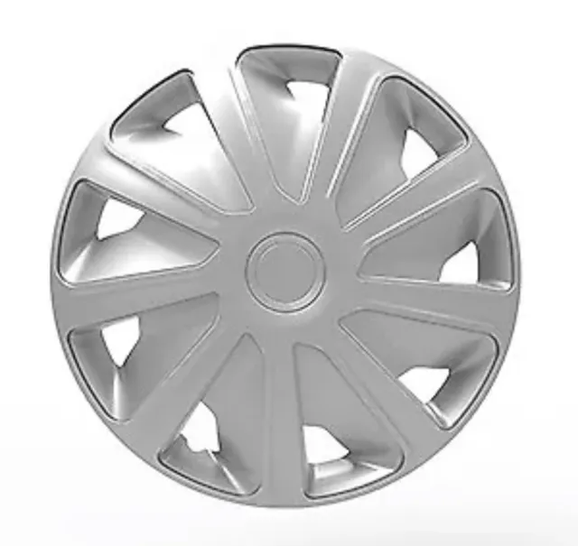 Peugeot Boxer Van 15" Deep Dish Silver Wheel Trims Hub Caps Set of 4 Fits R15