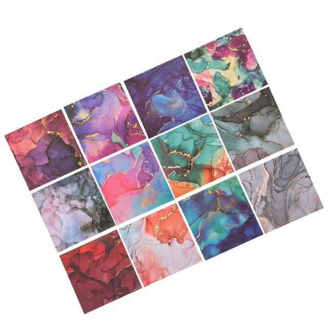 12 Sheets Papier De Scrapbooking Bricolage Papier De Poche Décor De Noël Décorer