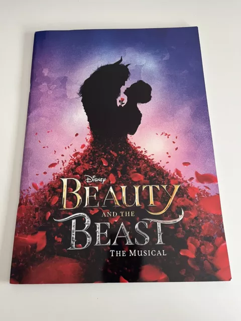 BEAUTY AND THE BEAST The Musical LARGE theatre PROGRAMME / BROCHURE