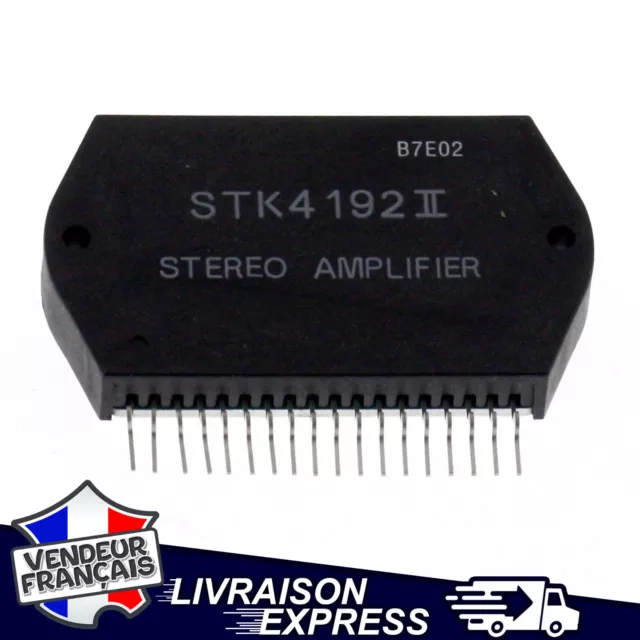 Stk4192Ii Amplificateur Audio Stereo Hybrid Ic Zip18 (1719)