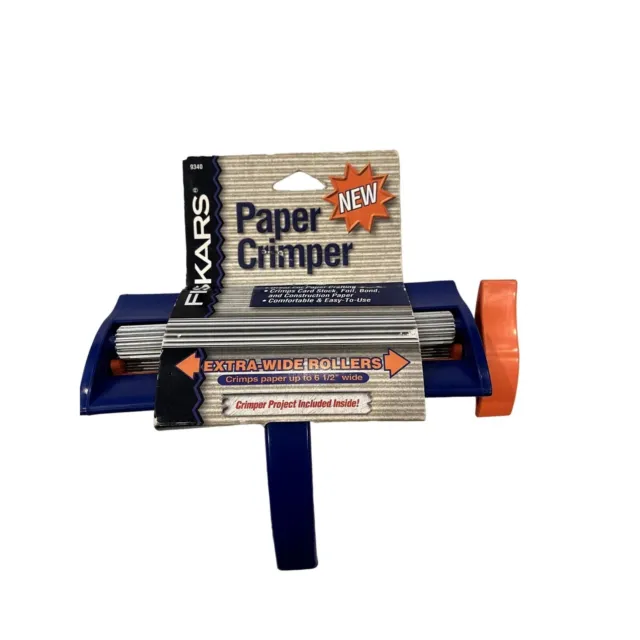 Fiskars Straight Edge Paper Crimper Tool 6.75 Roller on eBid