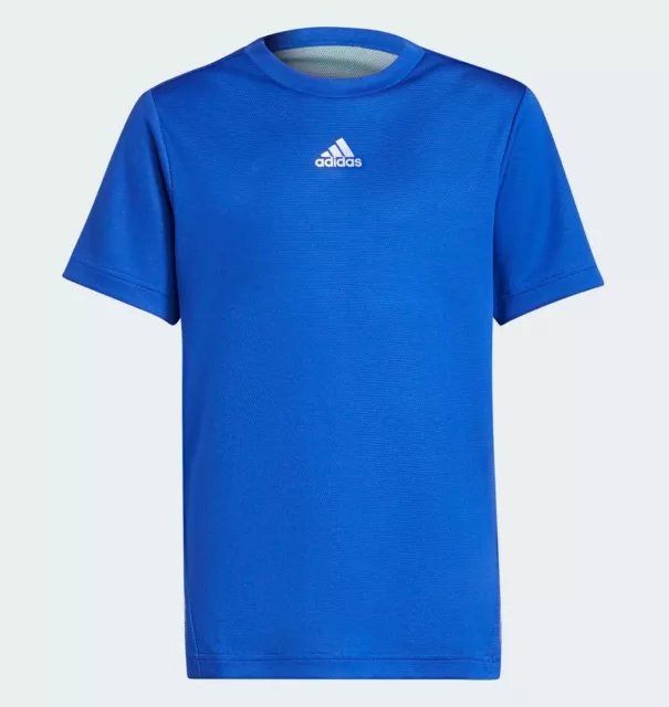 Adidas Kinder T-Shirt Aeroready Tee Training    GS0361       in Royalblau