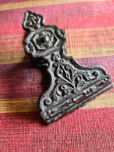 Antique Victorian Cast Iron PAPER CLIP - Sturdy Springs - Pat. 1874