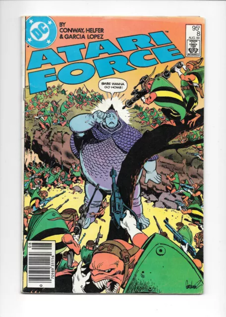 Atari Force #8B 1984 FN+ Newsstand Canadian Price Variant DC Comics