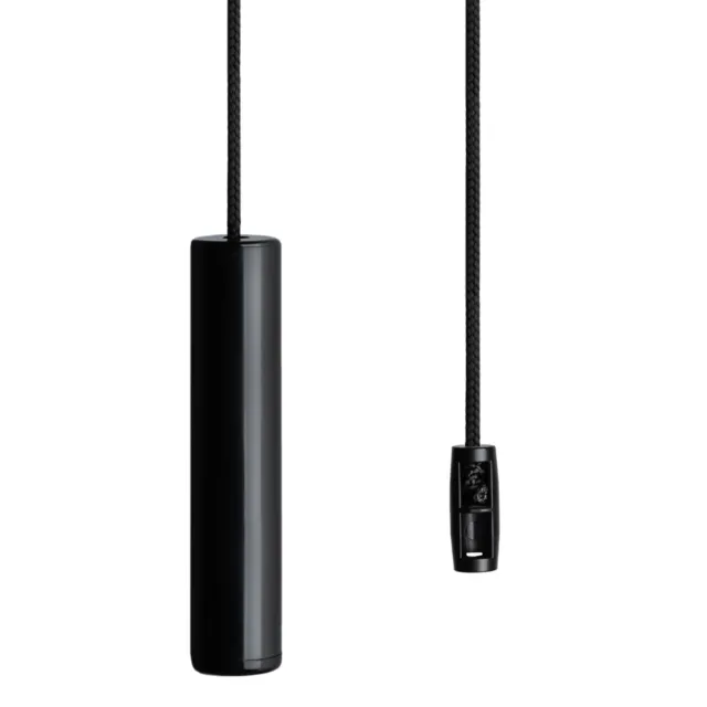 Bathroom Light Pull Cord String,Contemporary Jet Black Cord and Ergonomic Handle