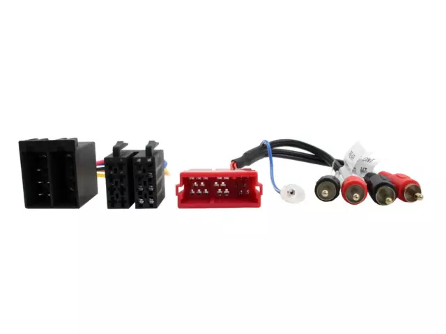 Car Speaker Amplified Bypass Radio Stereo Wiring Harness Lead for Audi A2 A8