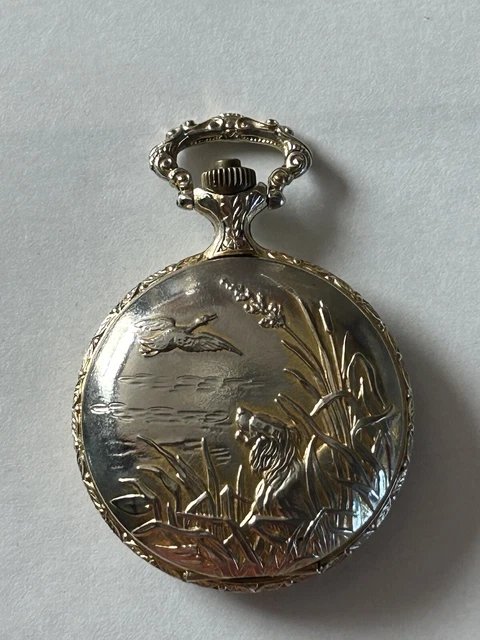 Swiss Made Chantel 17 Jewels Mechanical Wind Up Pocket Watch