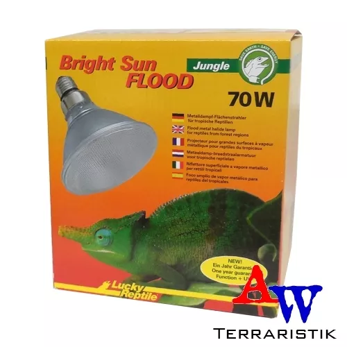 Lucky Reptile Bright Sun FLOOD Jungle 70W - UVA und UVB Strahlung