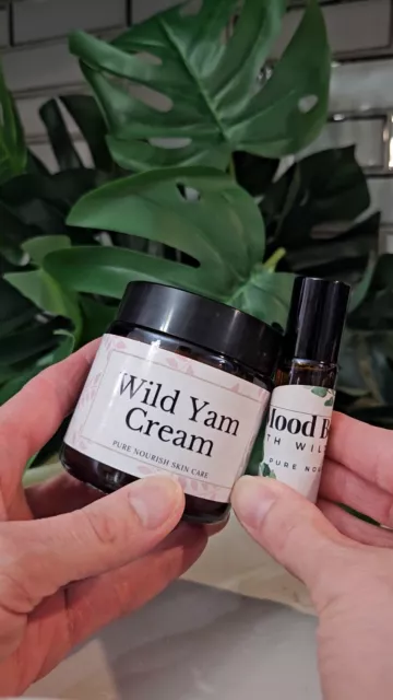 Wild Yam Cream+roller/Compare To Anna's Wild Yam Cream/Natural Hormone Menopause