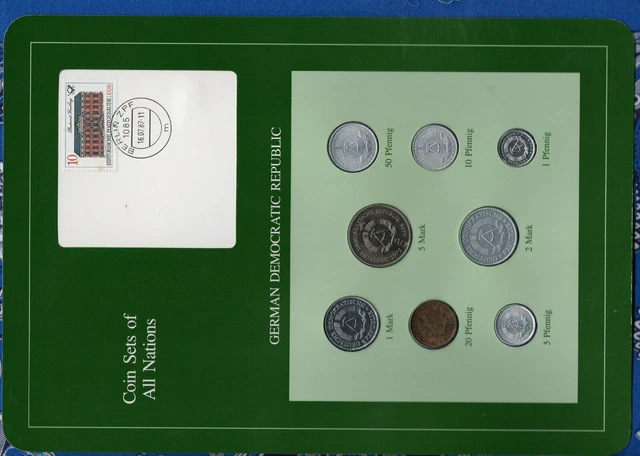 Coin sets of all nations East Germany 1979-1981 UNC 5 Mark 1979 KM#29 32,000