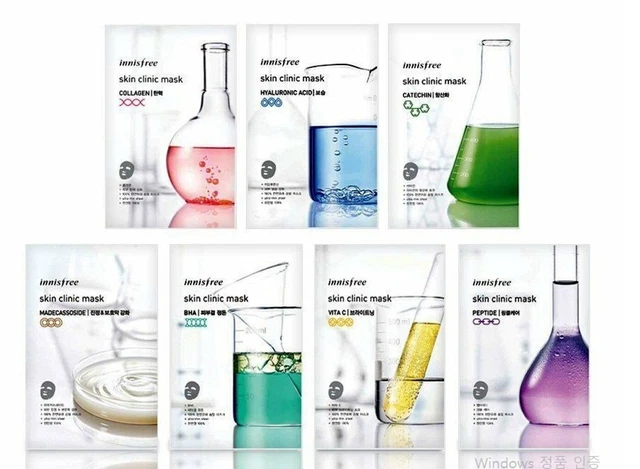 [innisfree] Skin Clinic Mask / 20ml x 3pcs + Sample gift