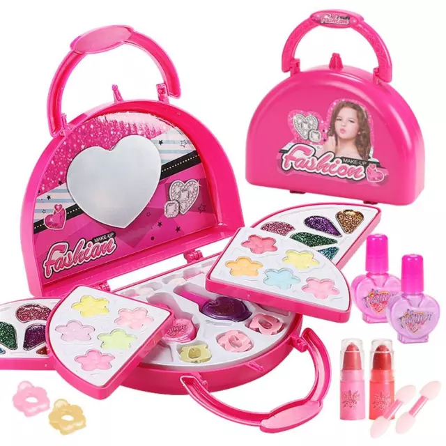 1set Girls Make Up Set Washable Makeup Kit For Young Kids New Gift Children I4Y1