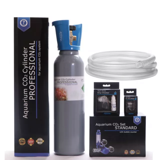 Standard Aquarium Co2 System Drop Checker Fish Tank + 5L Co2 Bottle