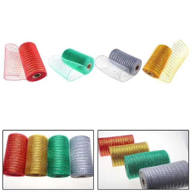 Vielseitig 15 cm x 10yd Deko Netzrollen perfekt für Kränze Swags und mehr