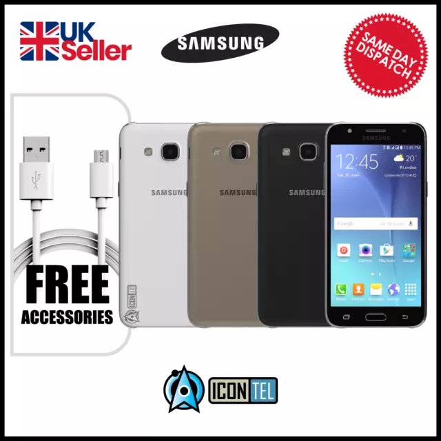 ⭐Samsung Galaxy J5 2015 8GB Unlocked Sim Free Black Android Smartphone Grade A