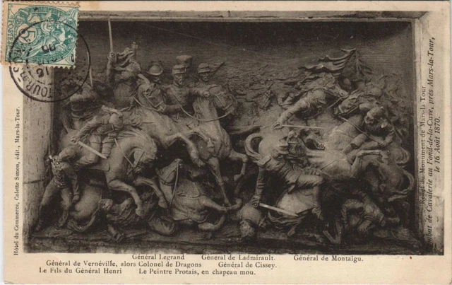 CPA MARS-LA-TOUR Monument Relief MILITARY WAR 1870 (47214)