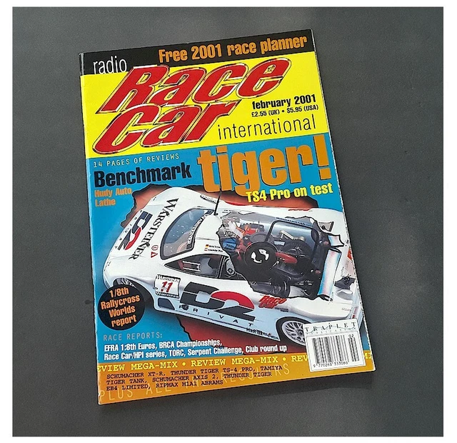 VINTAGE RC CAR Buggy Radio Race Car Magazine Feb 2001 UK England