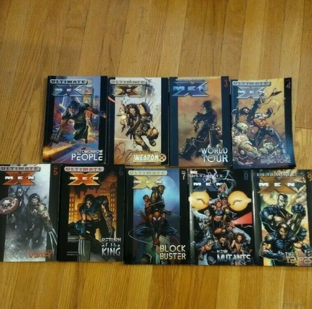 Ultimate X-Men TPB Lot Vol 1,2,3,4,5,6,7,8,9 Millar Marvel