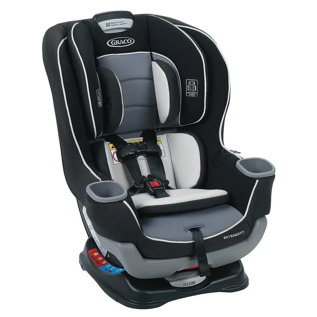 Graco Extend2Fit 1963212 Convertible Baby Car Seat Gotham EXP 01/24/31