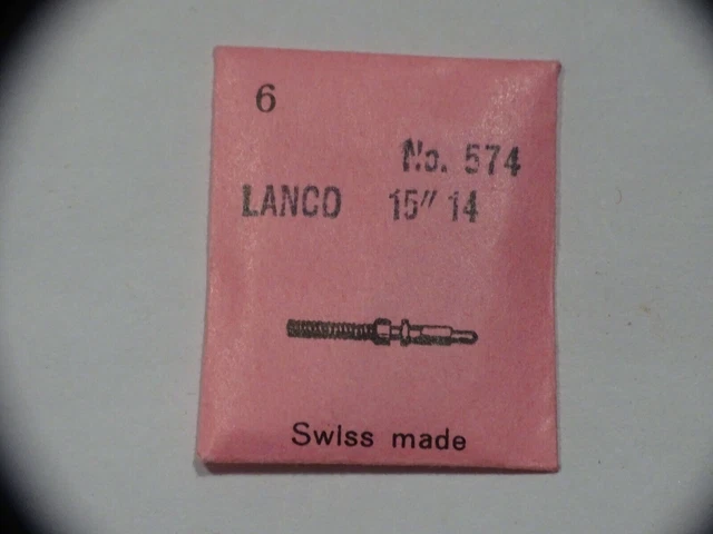 Tige De Remontoir (réf. 401) Pour Mouvement De Montre Ronda 1252 - Compatible Judex 41,46,52,130, Neuf
