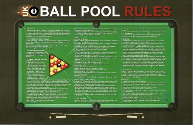 Pool rules, 8ball pool, Pool balls