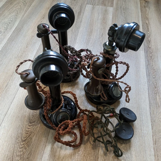 ANTIQUE GPO CANDLESTICK Telephone Job Lot £145.00 PicClick UK