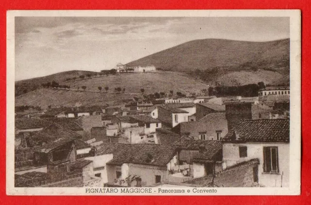 Pignataro Maggiore-Panorama E Convento-Fpv 1935-Caserta