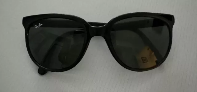 1980s Bausch Lomb BL Ray Ban L0118 Shiny Black NOAS Ski Cats 1000 Sunglasses