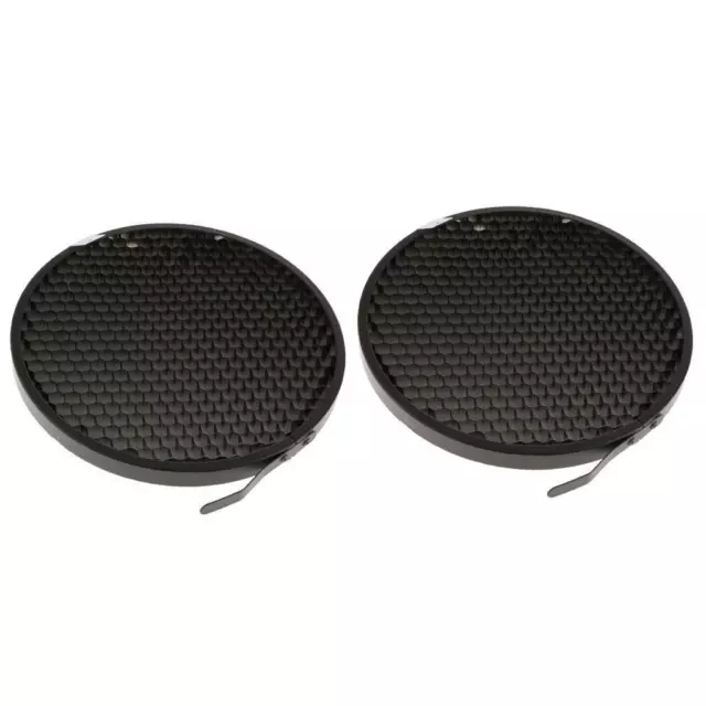 2 Packs of 60 ° Honeycomb Grid Mesh for 7 Inch Reflector Diffuser Lamp Shade