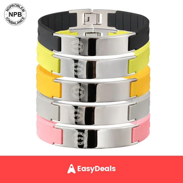 Pulsera de salud deportiva escalar de germanio | regalo de silicona iónica
