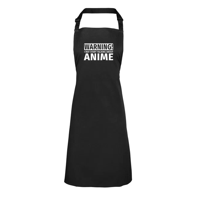 Warning May Start Talking about Anime grembiule da uomo donna