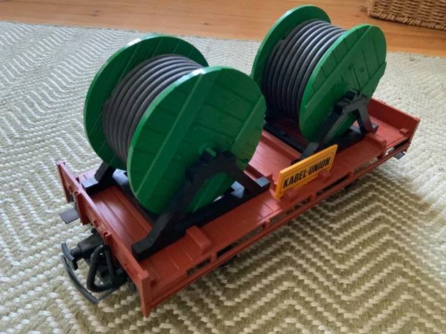 Wagon Modélisé LGB L49501 Multicolore - Kit Complémentaire Train Chantier Avec Pelleteuse Et Accessoires
