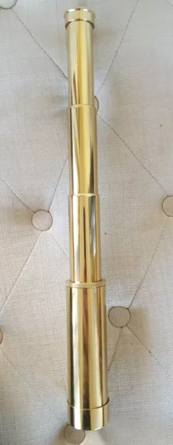 Vintage Brass Spy Glass Marine Nautical Telescope