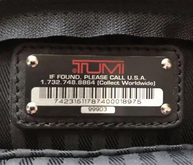 Tumi ALPHA leather waist bag No.6234