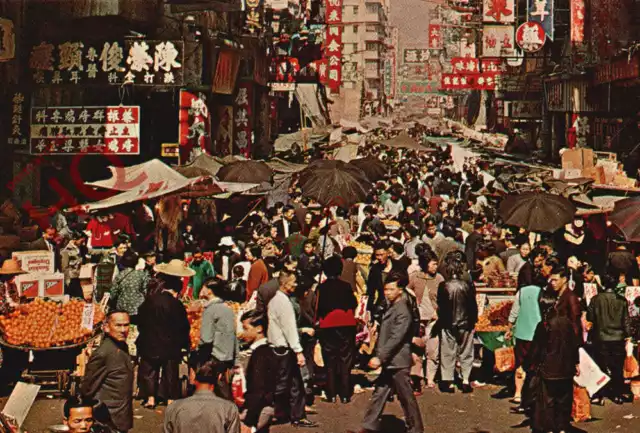 Picture Postcard: Hong Kong, Market In Kowloon