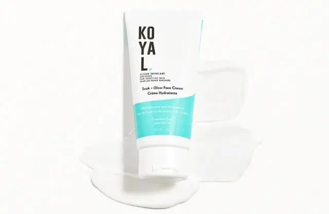 Crema hidratante para el cuidado de la piel KOYAL BEAUTY remojo + brillo facial - 1 oz (30 ml), nuevo