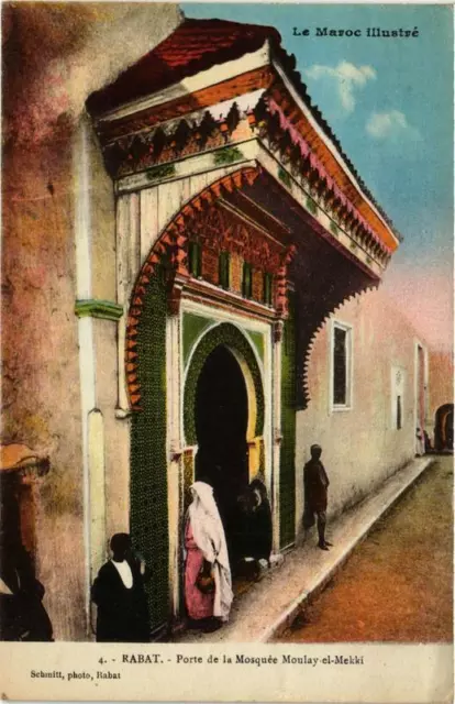 CPA AK RABAT - Gate of the Mosque Moulay el Mekki MOROC (669073)