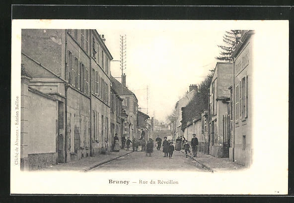 CPA Brunoy, Rue de Réveillon