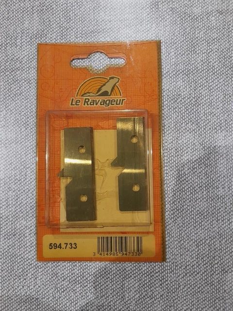 2 Fers Carbure 594.472 Pour Porte-outils Le Ravageur – Neufs