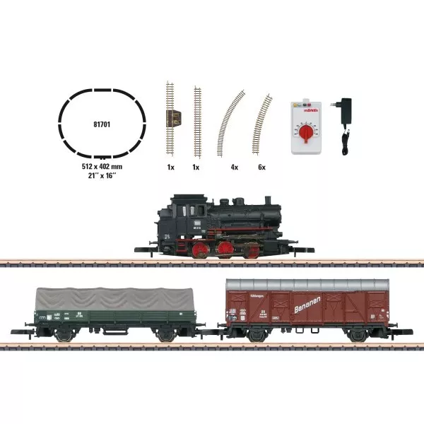 Märklin 81701 Modelleisenbahn Startpackung "Güterzug" Z + Neu