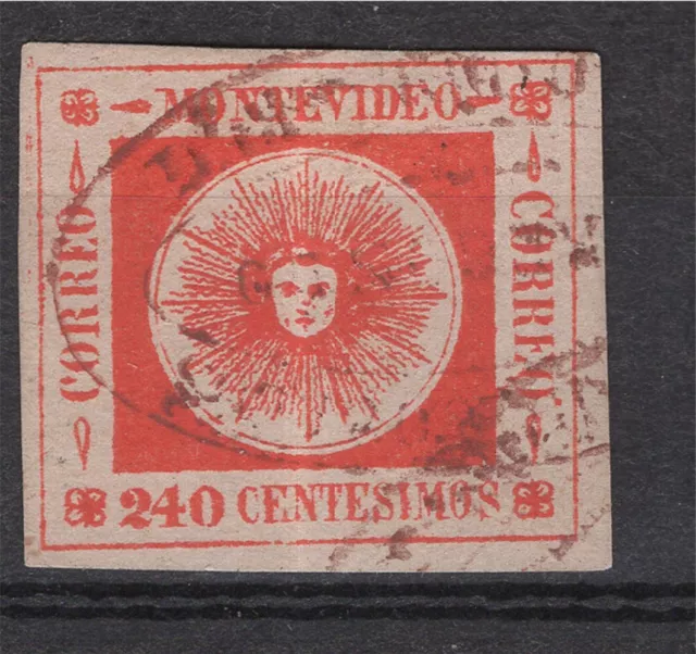 Uruguay 1859 240. red used