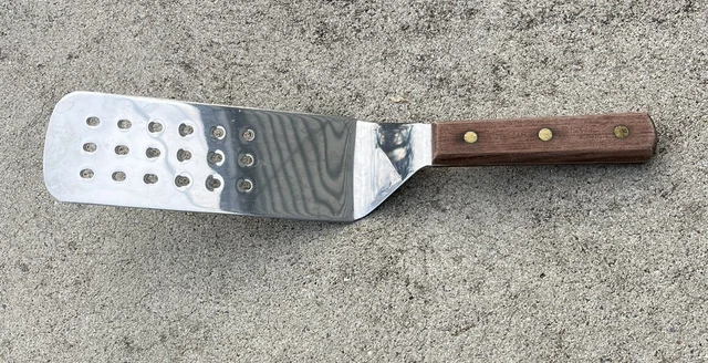 DEXTER PS8698 Professional Spatula Rosewood Handle Stainless USA 7.5" x 3" Blade