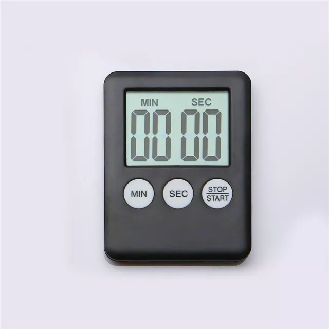 2Pcs Magnetic LCD Digital Home Kitchen Cooking Timer Count Down Clear Loud Alarm 2