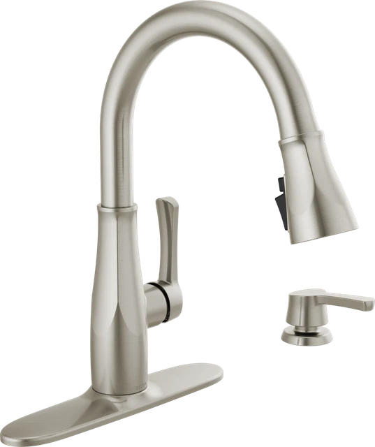 DELTA OWENDALE KITCHEN Faucet in Spotshield StainlessCertified