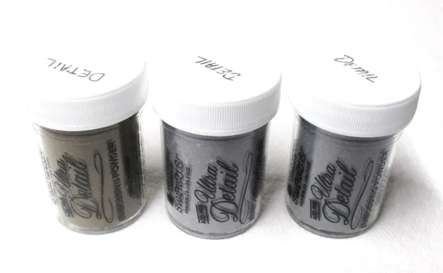 Stampendous Ultra Detail Embossing Powder 3 Jars 1-Oz. Each