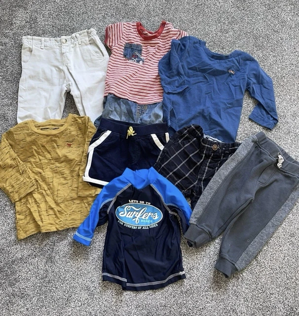 Lot De Vêtements Bébé Garçon 9 Mois – Occasion Très Bon état, Multicouleur, Ensemble Complet