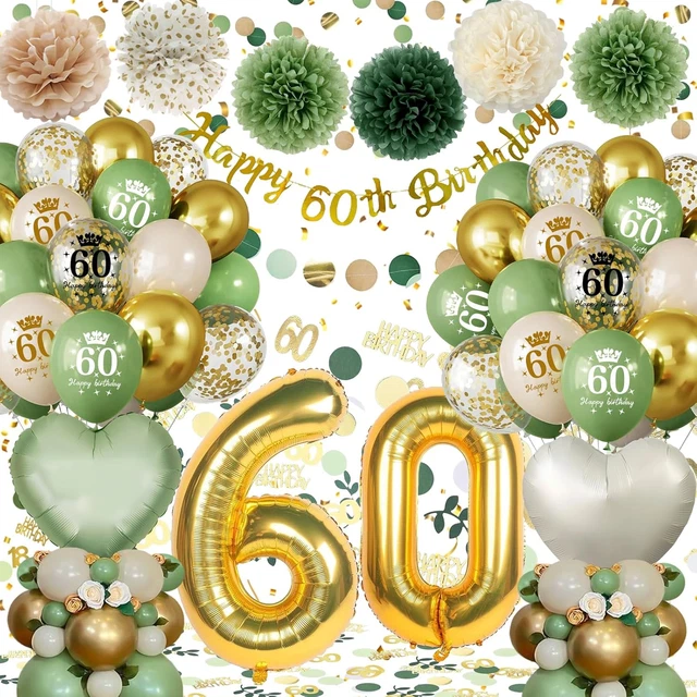Kit Decorazioni Compleanno 10 Anni | Nero E Oro | Palloncini E Ghirlanda